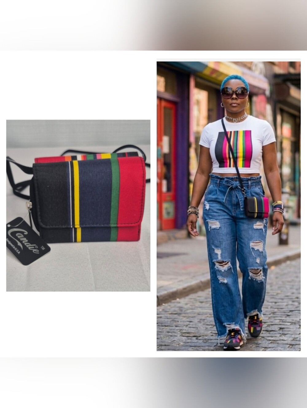 CANDIE COLORFUL CROSSBODY